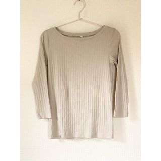 ムジルシリョウヒン(MUJI (無印良品))の【無印良品】ストレッチリブ七分袖Tシャツ(Tシャツ(長袖/七分))