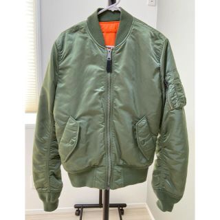 アルファインダストリーズ(ALPHA INDUSTRIES)のALPHA MA-1 ブルゾン　S　フライトジャケット アルファ 美品(フライトジャケット)