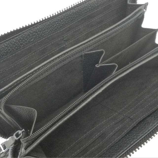 クロコダイル 長財布 メンズ ラウンドファスナー I-182ブラック メンズのファッション小物(長財布)の商品写真