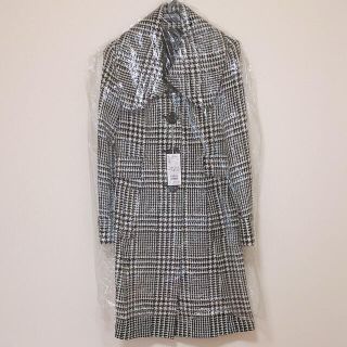 ミッシュマッシュ(MISCH MASCH)の新品 MISCH MASCH 千鳥 ウール コート ミッシュマッシュ(ロングコート)