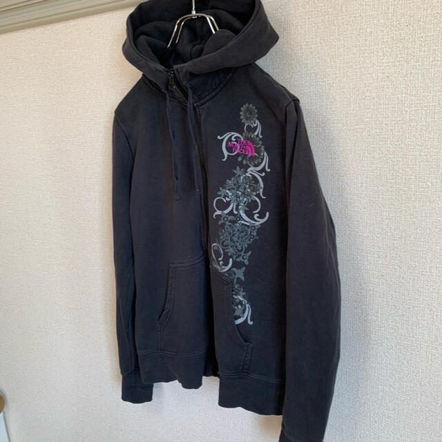 The North Face ノースフェイス　花柄　ジップアップパーカー