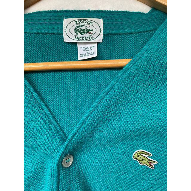 LACOSTE(ラコステ)のラコステ　アクリルカーディガン メンズのトップス(カーディガン)の商品写真