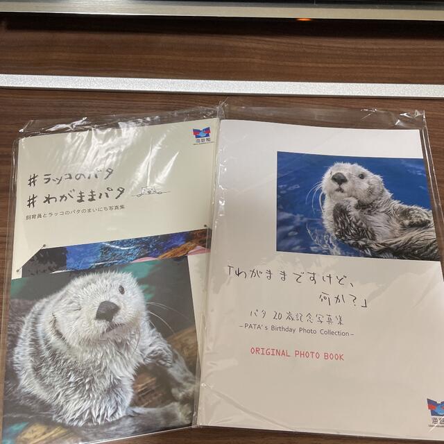 ラッコのパタ　写真集二冊　動物　　海遊館　大阪