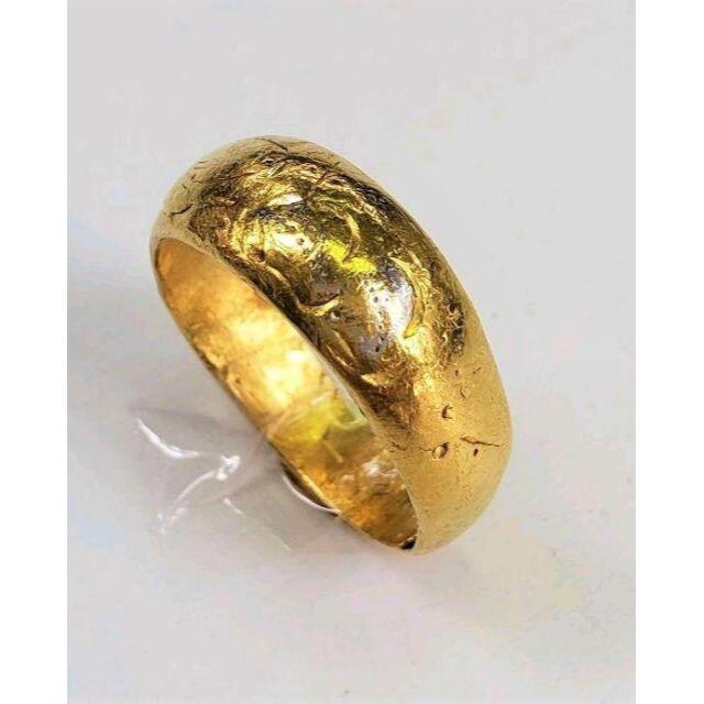 mon様 純金 甲丸リング 松竹梅 10.76g - 1