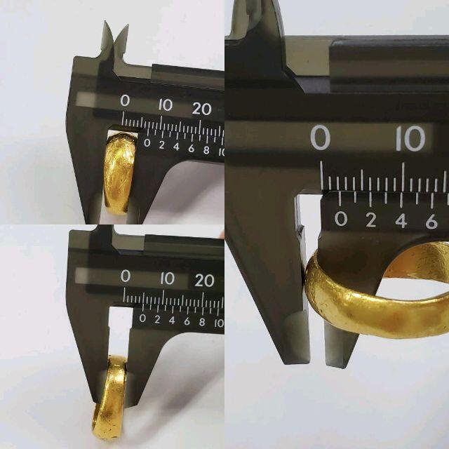 mon様 純金 甲丸リング 松竹梅 10.76g - 4