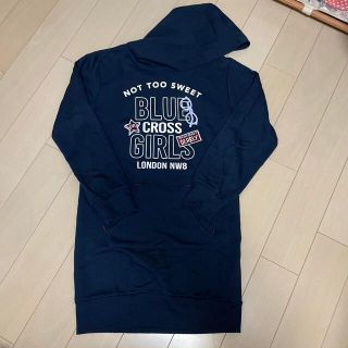 ナルミヤ インターナショナル(NARUMIYA INTERNATIONAL)のBLUE CROSS GIRLS  スウェットワンピース　150(ワンピース)