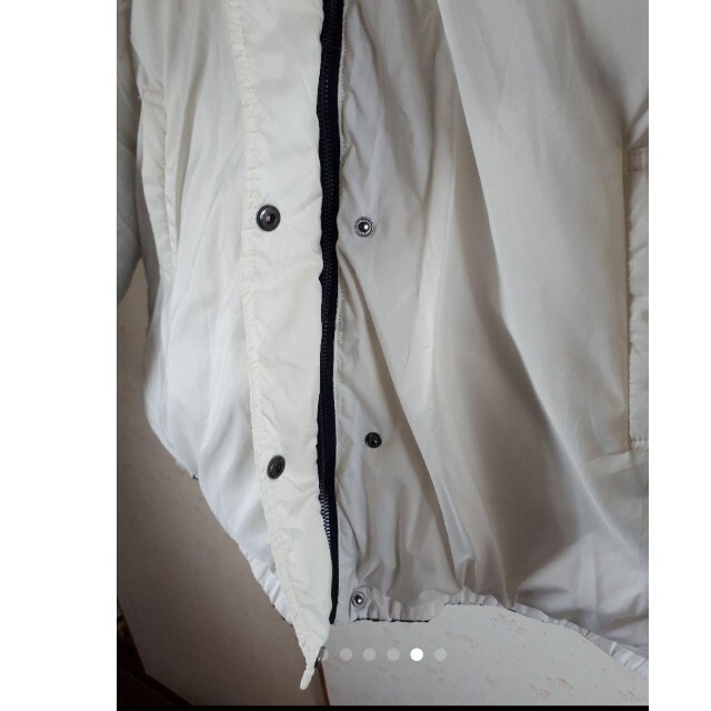 ❤️タグ付き　新品　大きいサイズ　中わたコート　黒白リバーシブル❤️ レディースのジャケット/アウター(ダウンジャケット)の商品写真