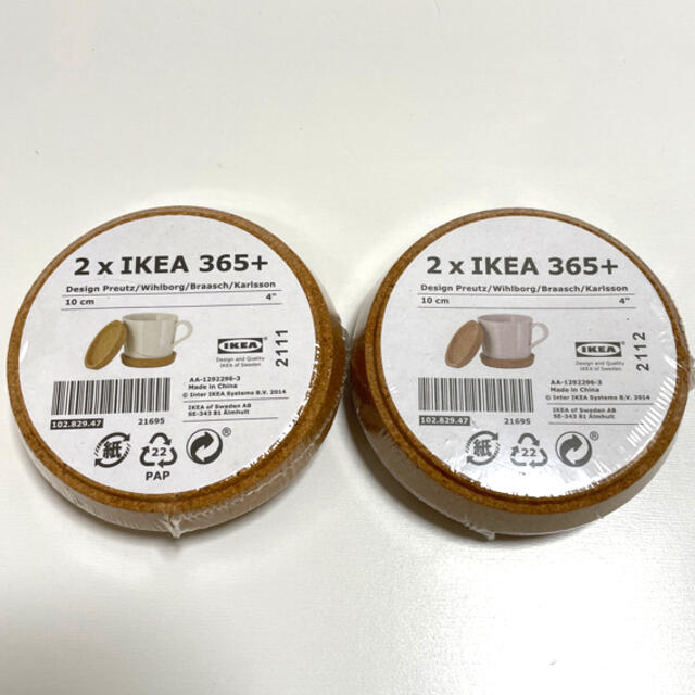 IKEA(イケア)のIKEA 365+ コルクコースター　10cm インテリア/住まい/日用品のキッチン/食器(グラス/カップ)の商品写真