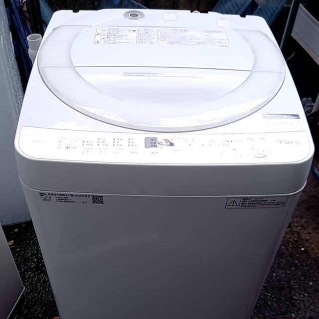 SHARP 全自動電気洗濯機 7.0kg ES-GE7B-W SHARP 全自動電気洗濯機 7.0kg ES-GE7B-W