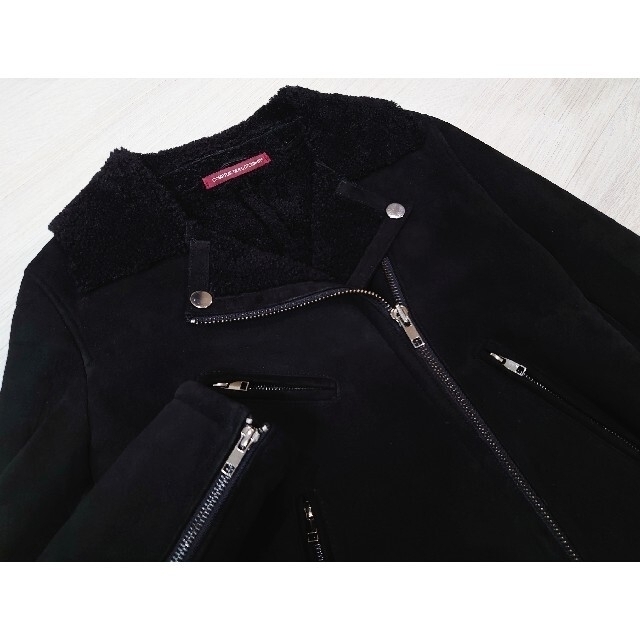 高評価なギフト 定価10万超❗Comptoir des ムートンライダース 最高級&最安値 【comme des garcons】レザージャケット 定価10万 レザージャケット