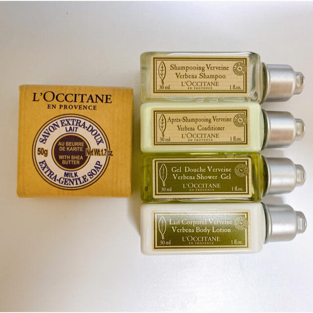 L'OCCITANE(ロクシタン)の新品 L'OCCITANE ロクシタン ヴァーベナ アメニティセット コスメ/美容のキット/セット(サンプル/トライアルキット)の商品写真