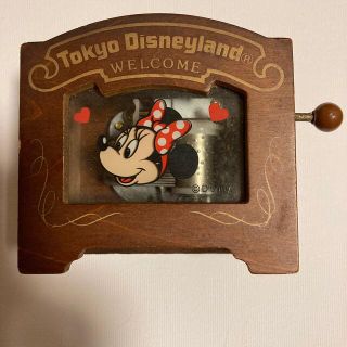 ディズニー(Disney)のディズニーランド　公式オルゴール　木製オルゴール　ミニーズユーフー(オルゴール)