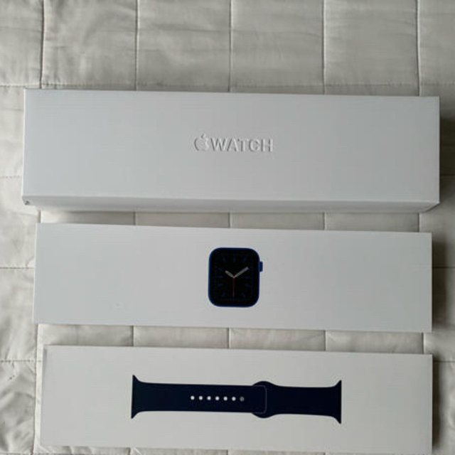 Apple Watch Series6 40mm ブルーアルミ(GPSモデル)腕時計(デジタル)