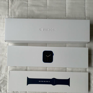 アップルウォッチ(Apple Watch)のApple Watch Series6 40mm ブルーアルミ(GPSモデル)(腕時計(デジタル))