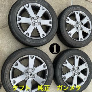 ダイハツ タフト 純正タイヤ&ホイール 2本セットの通販 by ダッチ's