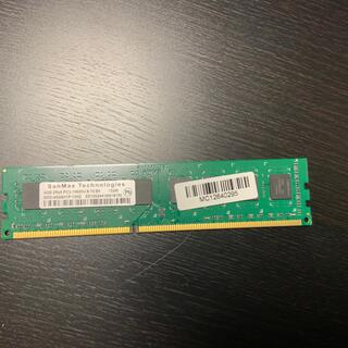 DDR3 4G 一枚　PC10600U メモリ　動作確認済(PCパーツ)