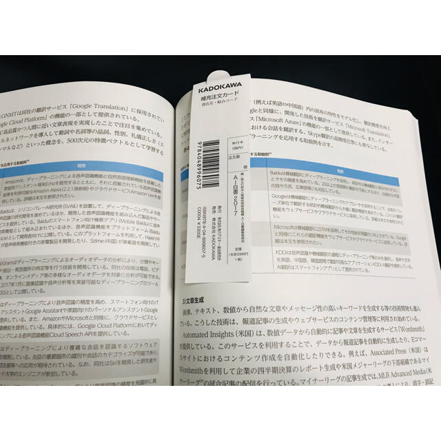 ＡＩ白書 人工知能がもたらす技術の革新と社会の変貌 ２０１７ エンタメ/ホビーの本(その他)の商品写真