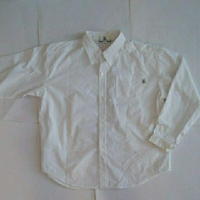 kumikyoku（組曲）(クミキョク)の120～130㎝　白シャツ キッズ/ベビー/マタニティのキッズ服男の子用(90cm~)(ブラウス)の商品写真