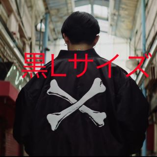 ダブルタップス(W)taps)の21 A/W wtaps team jacket 黒 Lサイズ ZORN着用(ナイロンジャケット)