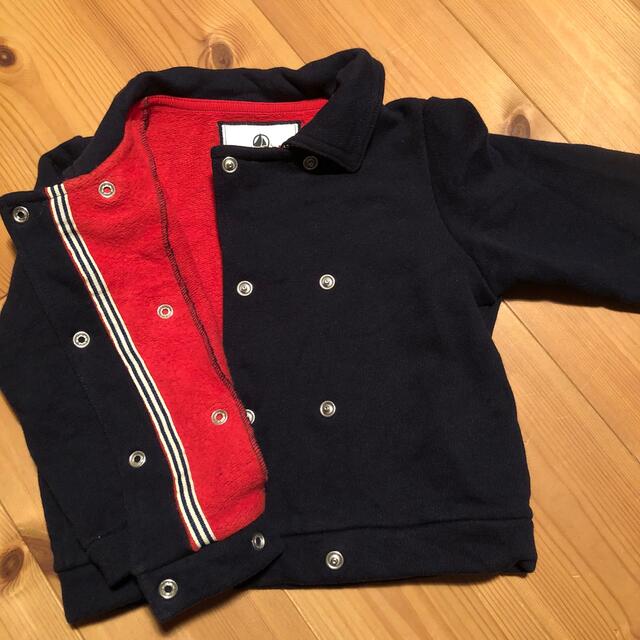 PETIT BATEAU(プチバトー)の専用です！プチバトー　24m  ブルゾン  キッズ/ベビー/マタニティのキッズ服男の子用(90cm~)(ジャケット/上着)の商品写真