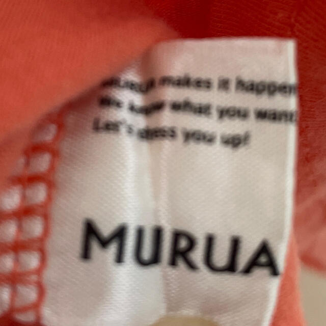 MURUA(ムルーア)のMURUA Tシャツ レディース レディースのトップス(Tシャツ(半袖/袖なし))の商品写真