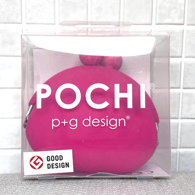 【新品未使用】 pochi シリコン　コインケース　ピンク　がまぐち レディースのファッション小物(コインケース)の商品写真