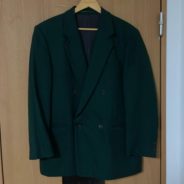 COMME des GARCONS(コムデギャルソン)のVintage double jacket green メンズのジャケット/アウター(テーラードジャケット)の商品写真