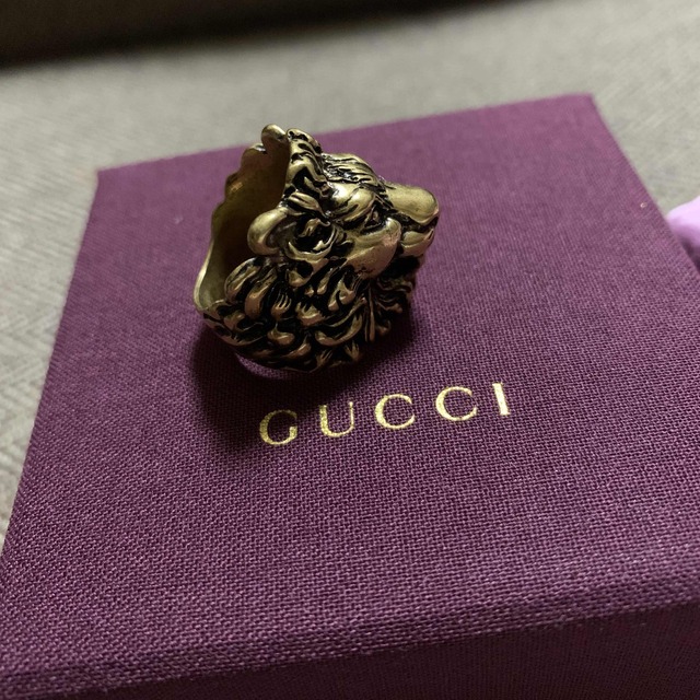 Gucci(グッチ)の新品未使用 付属品完備　GUCCI ライオン リング メンズのアクセサリー(リング(指輪))の商品写真