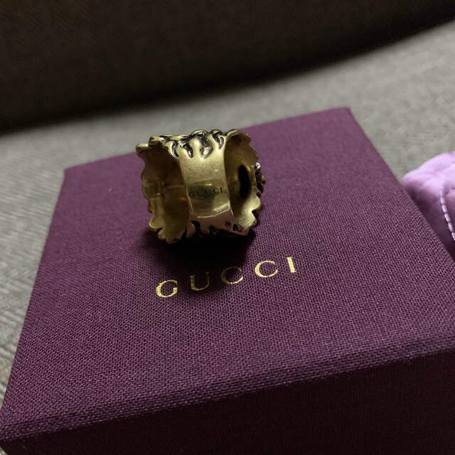 Gucci(グッチ)の新品未使用 付属品完備　GUCCI ライオン リング メンズのアクセサリー(リング(指輪))の商品写真