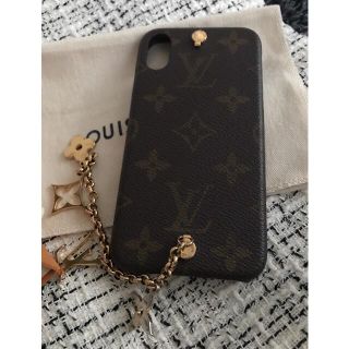 ルイヴィトン(LOUIS VUITTON)のルイヴィトン　iphone x/xs ケース チェーン付き(iPhoneケース)