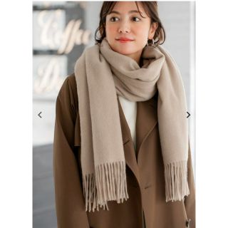 スタイルデリ(STYLE DELI)の最終お値下げ　完売品&美品 【LUXE】ボリュームカシミヤストール ナッツ(マフラー/ショール)