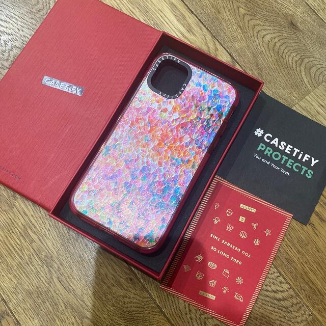  Casetify iPhone 11用ケース　ピンク　Ingrid Ching スマホ/家電/カメラのスマホアクセサリー(iPhoneケース)の商品写真