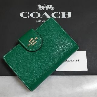 コーチ(COACH)の【新品】コーチ COACH 二つ折り財布  6390(財布)