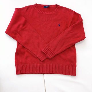 ラルフローレン(Ralph Lauren)のラルフローレン　赤ニット　セーター(ニット)