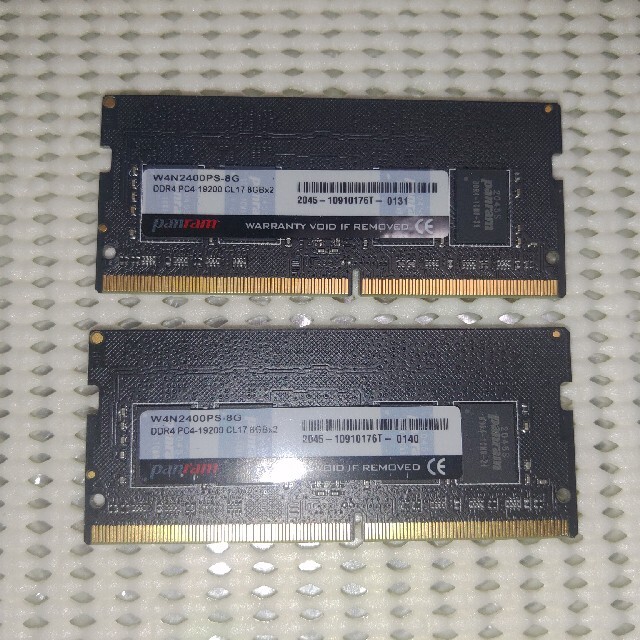 DDR4-2400 ノート用　8GB×2枚　計16GBスマホ/家電/カメラ