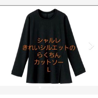 シャルレ(シャルレ)のシャルレ　きれいシルエットのらくちんカットソーL(カットソー(長袖/七分))