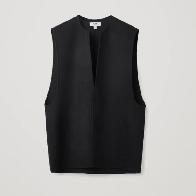 COS deep v neck sleeveless top