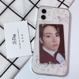 *蝶々* iPhone ケース カバー ハンドメイド レジン(スマホケース)