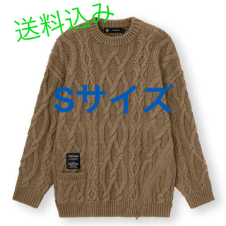 ジーユー(GU)のGUケーブルオーバーサイズセーター(長袖) UNDERCOVER Sサイズ(ニット/セーター)
