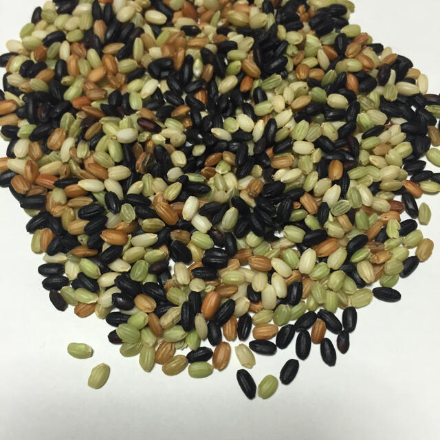 古代米、無農薬三色米　８００グラムオマケ５０グラム 食品/飲料/酒の食品(米/穀物)の商品写真