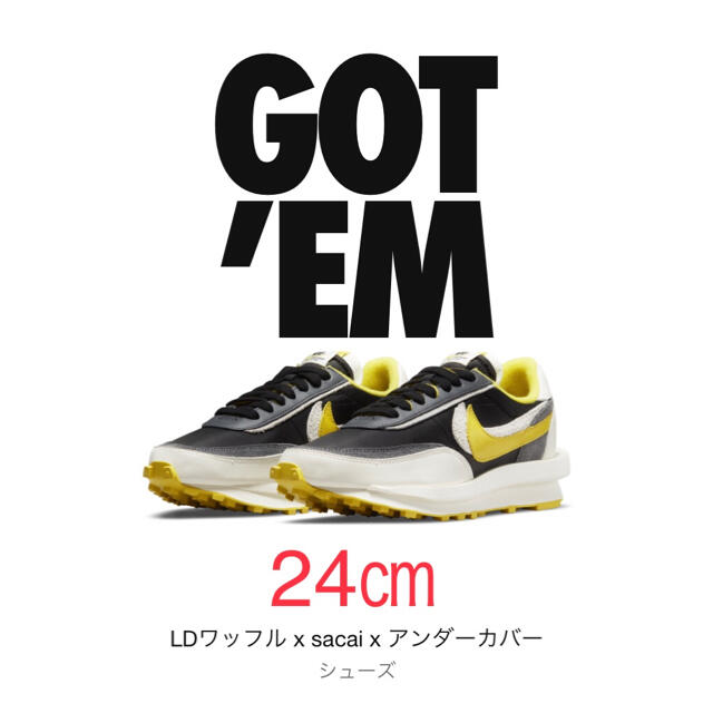 NIKE(ナイキ)の24 UNDERCOVER × sacai × Nike LD Waffle メンズの靴/シューズ(スニーカー)の商品写真