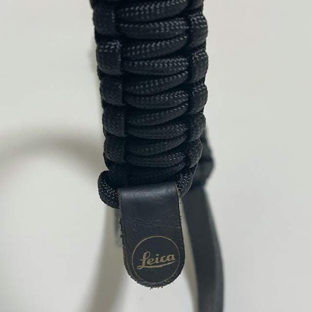 低価好評 LEICA - Leica ライカ 未使用パラコードストラップ COOPH 100cm ブラックの通販 by tomo｜ライカならラクマ 品質保証得価