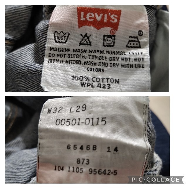 Levi's 501XX Mexico 刻印104M ストレートジーンズ W32 9