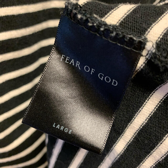 正規 FEAR OF GOD フィア オブ ゴッド ボーダー Tシャツ