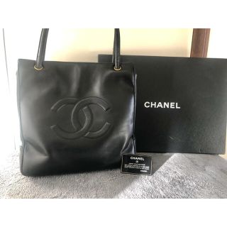 シャネル(CHANEL)のCHANEL シャネル ココマーク デカココ ラムスキン　ショルダーバッグ　Ｇ付(ショルダーバッグ)