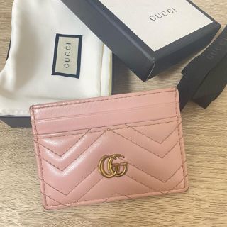 グッチ(Gucci)のGUCCI グッチ　GGマーモント　パスケース(名刺入れ/定期入れ)