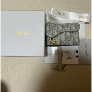 クリスチャンディオール(Christian Dior)のDior カードケース　フラップカードホルダー(名刺入れ/定期入れ)