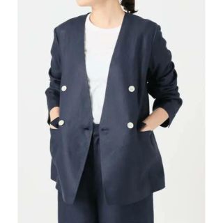 イエナ リネン ノーカラージャケット(レディース)の通販 100点以上