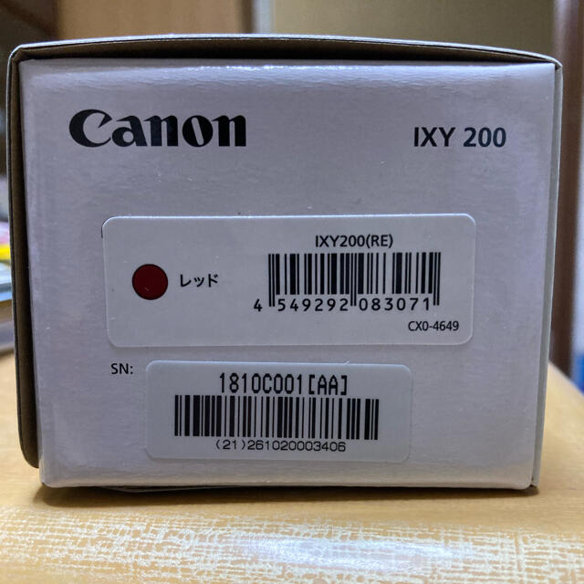 Canon(キヤノン)のCanon IXY200 RE         注意書き有 スマホ/家電/カメラのカメラ(コンパクトデジタルカメラ)の商品写真
