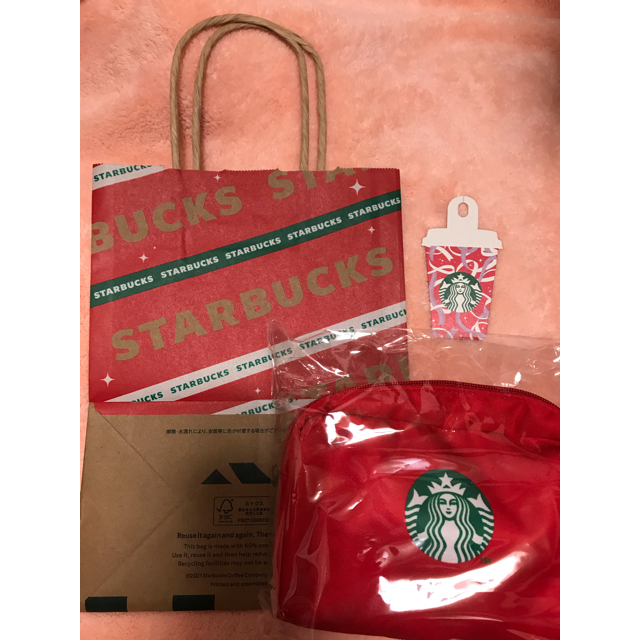 Starbucks Coffee(スターバックスコーヒー)の新品　スターバックス　シュトーレン レディースのファッション小物(ポーチ)の商品写真